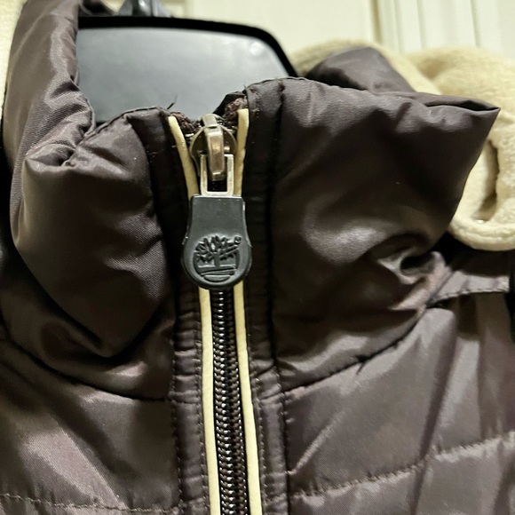 Timberland authentic products puffer coat with removable hoodie - Picture 7 of 16
